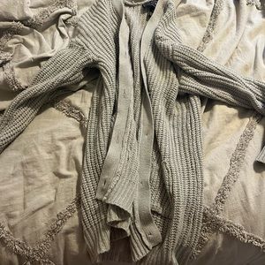 Grey cardigan